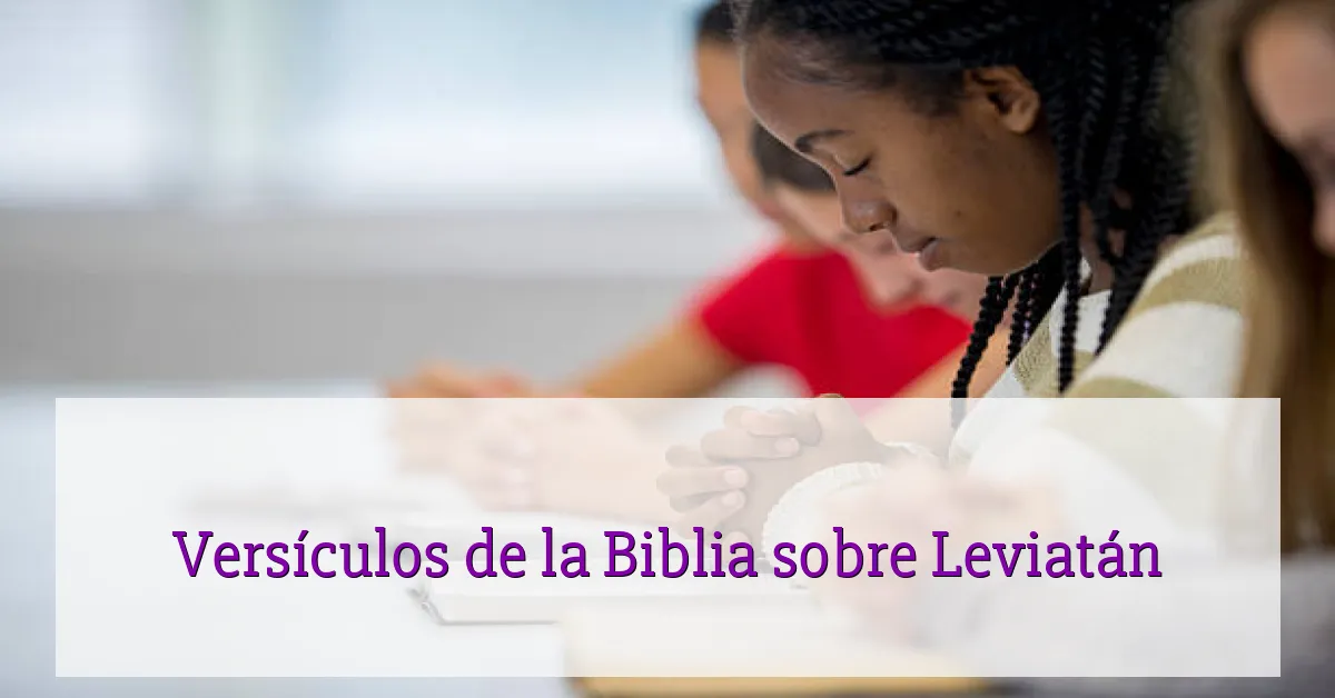 Versículos de la Biblia sobre Leviatán