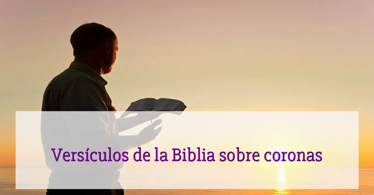 Versículos de la Biblia sobre coronas