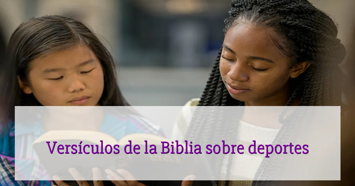 Versículos de la Biblia sobre deportes