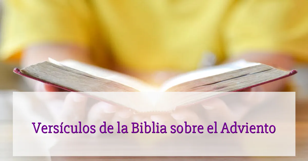 Versículos de la Biblia sobre el Adviento