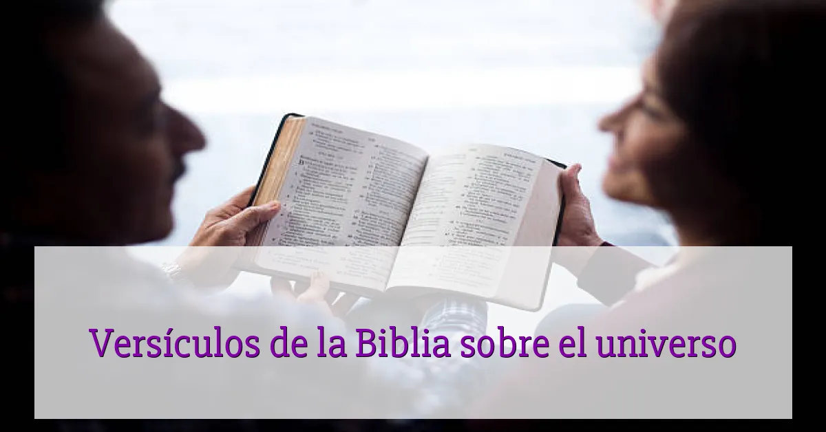 Versículos de la Biblia sobre el universo