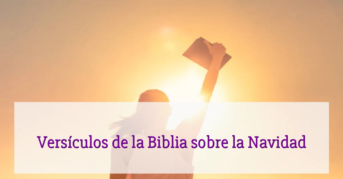 Versículos de la Biblia sobre la Navidad