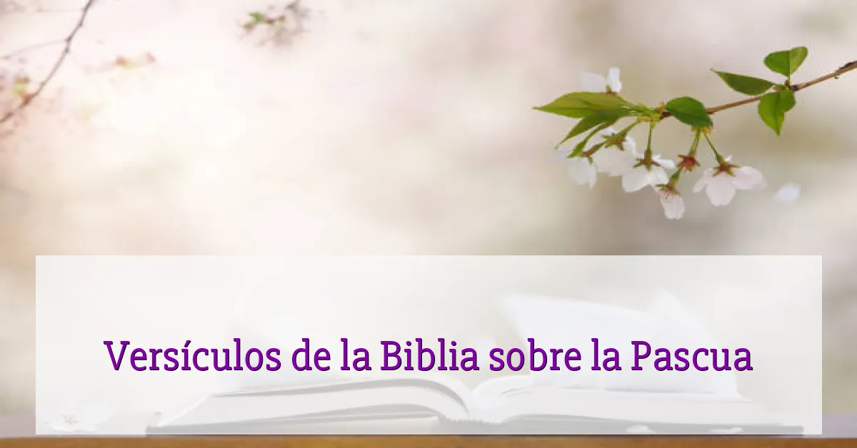 Versículos de la Biblia sobre la Pascua