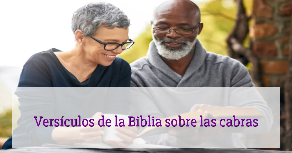 Versículos de la Biblia sobre las cabras