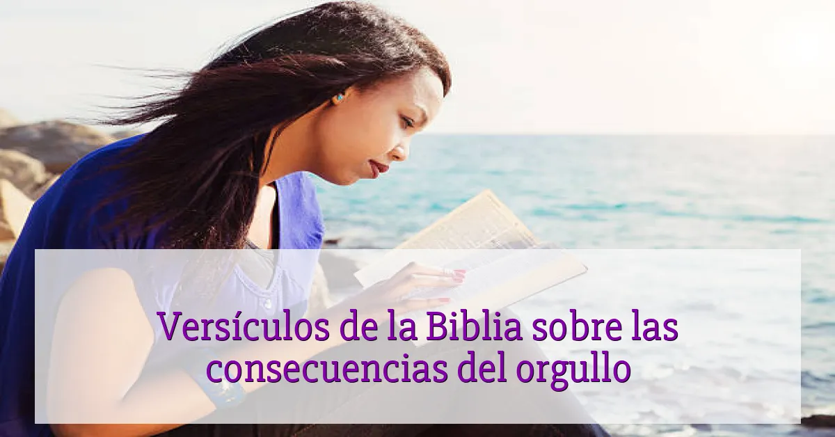 Versículos de la Biblia sobre las consecuencias del orgullo