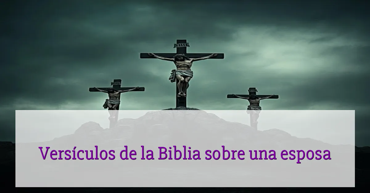 Versículos de la Biblia sobre una esposa