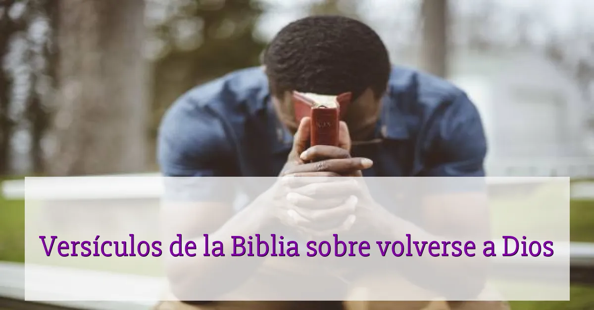 Versículos de la Biblia sobre volverse a Dios